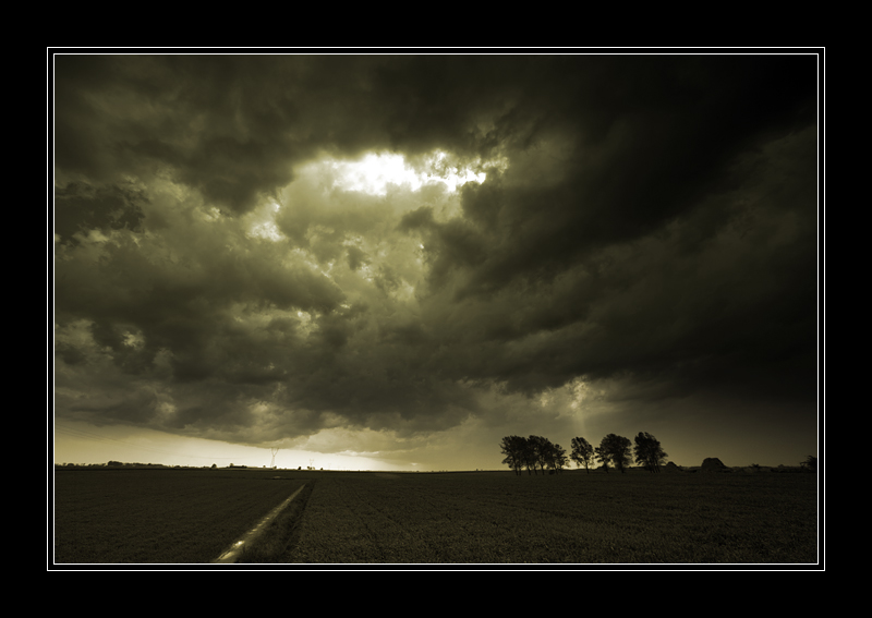 burza nad lądem