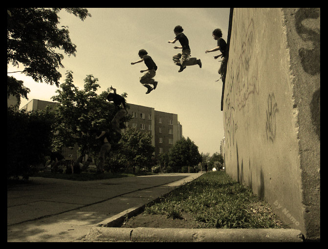 Le Parkour po Gocławiu