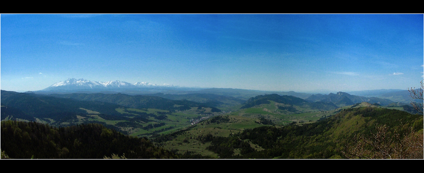 Panoramka z Wysokiej (1050 m n.p.m.)