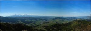 Panoramka z Wysokiej (1050 m n.p.m.)