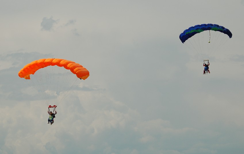 skydiving