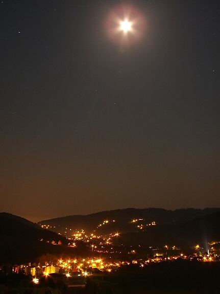 Beskid Żywiecki Nocą