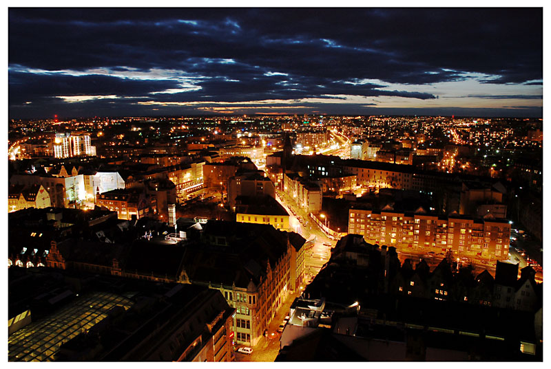 Wrocław nocą