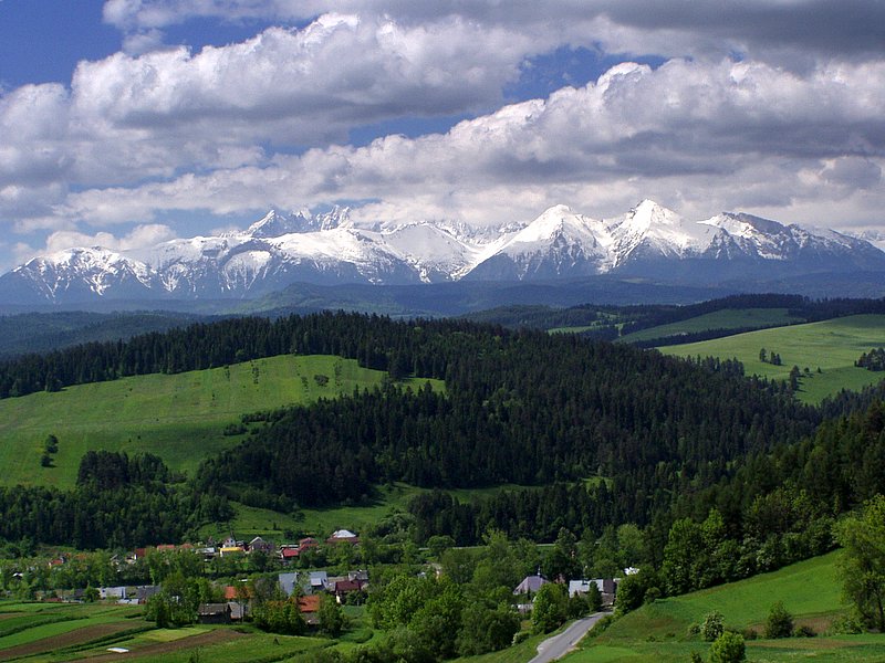 Tatry widziane z Pienin