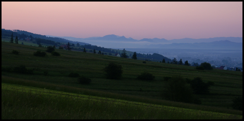 Pieniny przed świtem