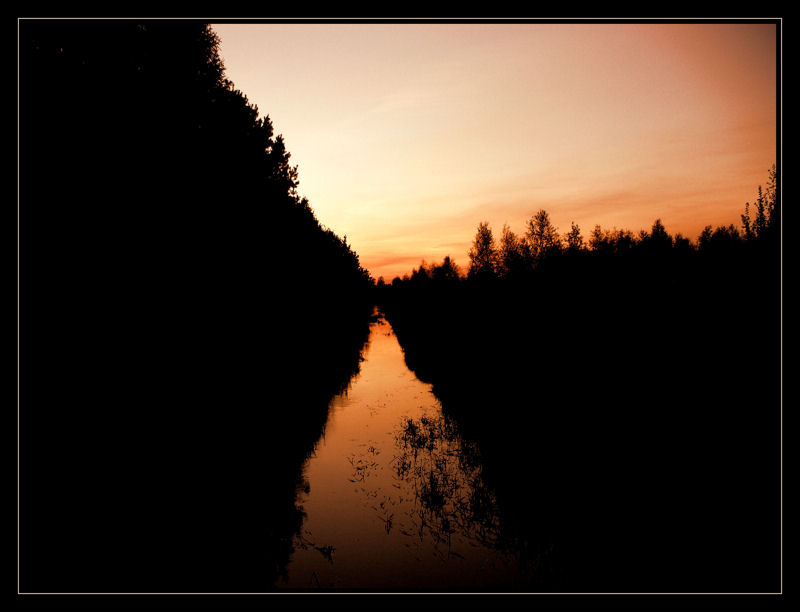 Zachód nad Barcówką