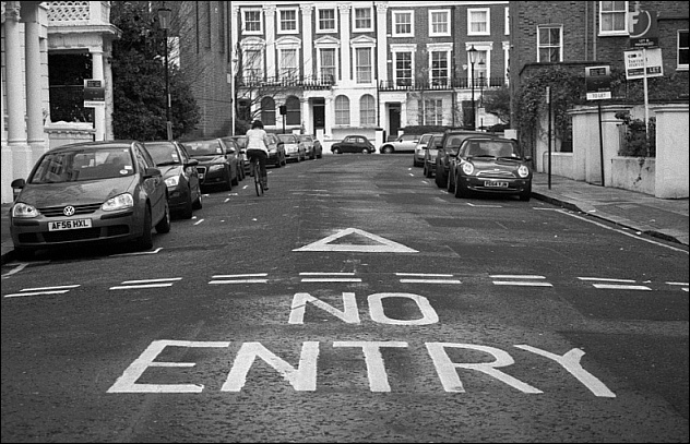 no entry