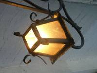 .: Lampa z Ustronia z małą pajęczynką :.