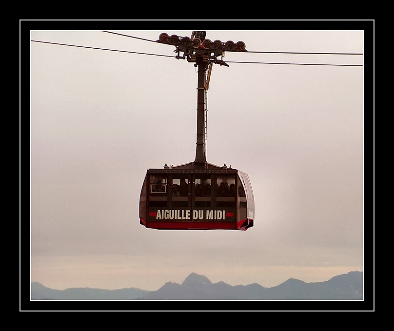 Kolejka na Aiguille du Midi