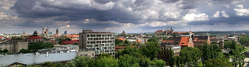 panorama Krakowa