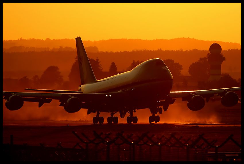 ...sunset departure...