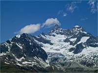 Alpy - Szwajcaria . Masyw Monte Rosa.