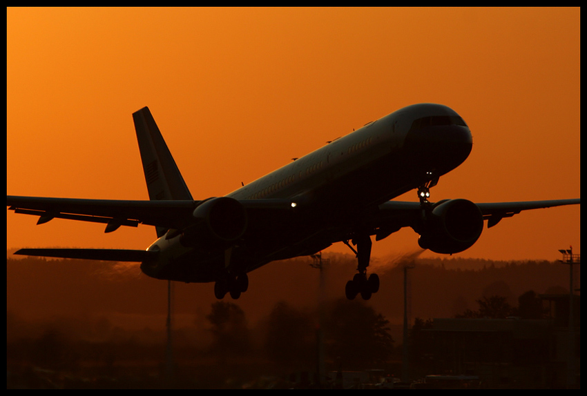 ...sunset departure...