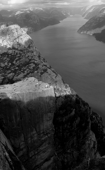 Preikestolen z góry