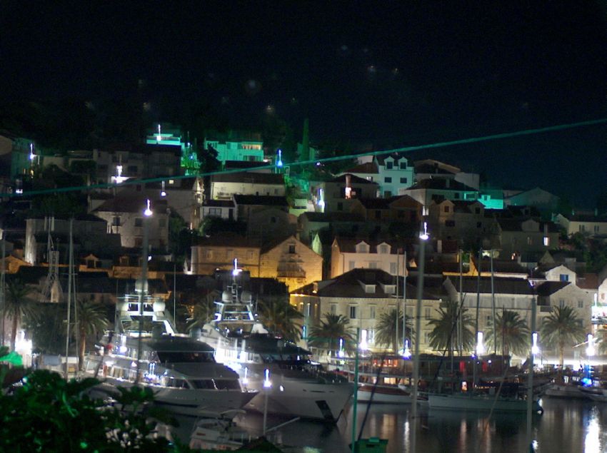 Hvar nocą.