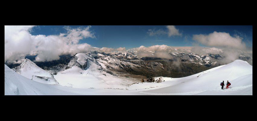 Panorama spod Gran Paradiso