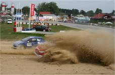 Rallycross Słomczyn - MERC 2007 - Peugeot 206 w akcji