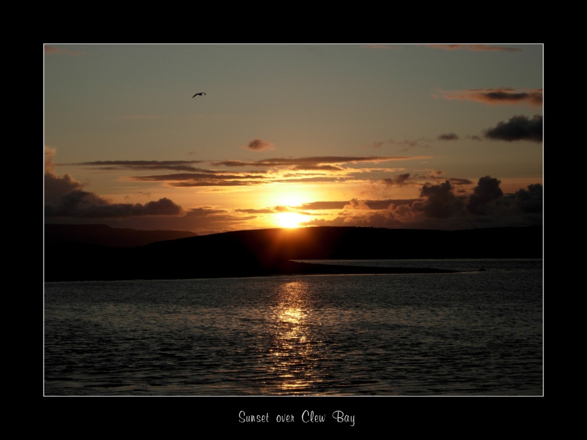 Sunset over Clew Bay