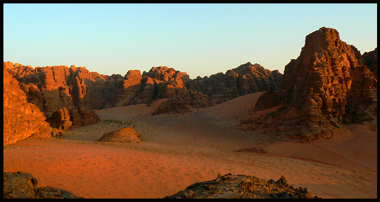 Pustynia Wadi Rum..