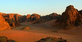 Pustynia Wadi Rum..