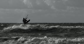 kitesurfing