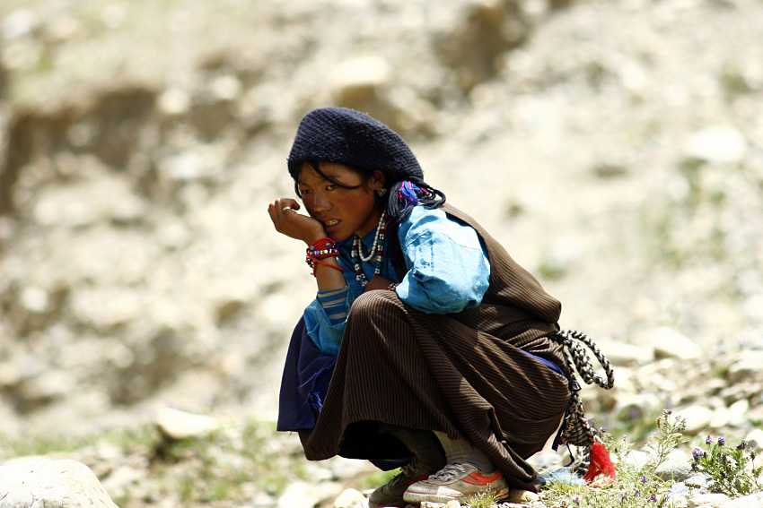 Tibetan woman