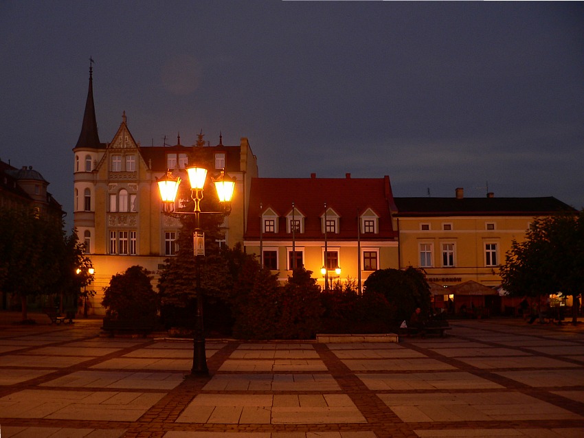 wieczór na rynku