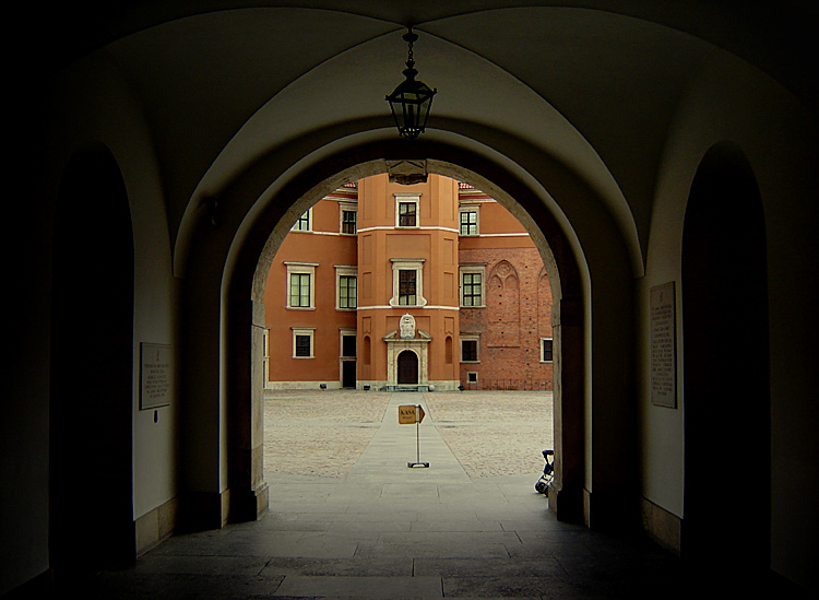 Podglądając zamek królewski w Warszawie