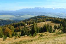 widok z Gorców na Tatry