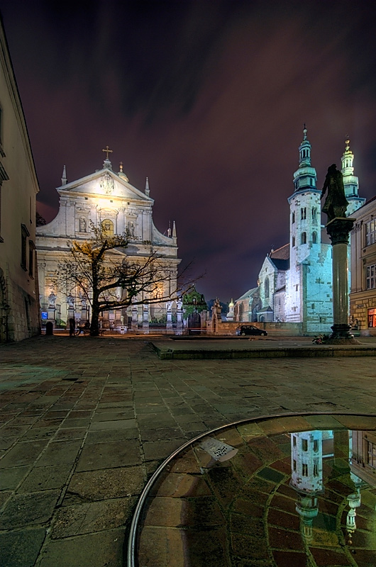 Kraków nocą