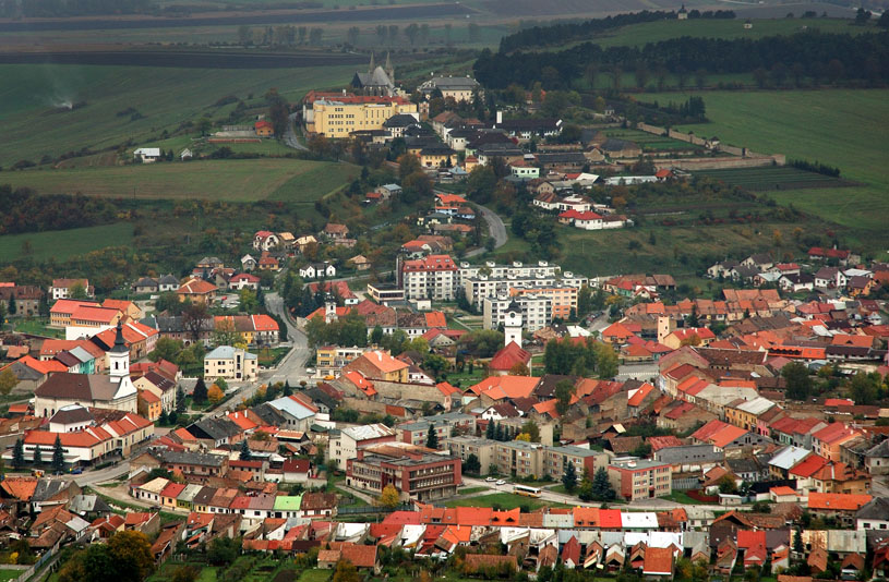 Widok na miasto z Zamku Spiskiego