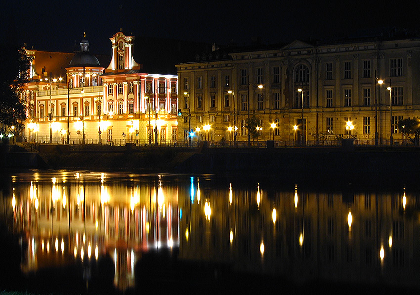 Wrocław nocą