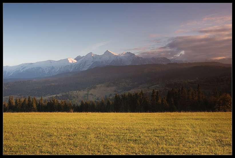 Tatry Bielskie późnym popołudniem