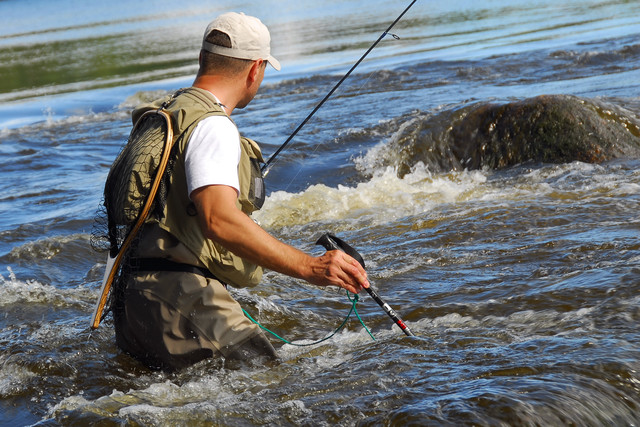 Trout fishing