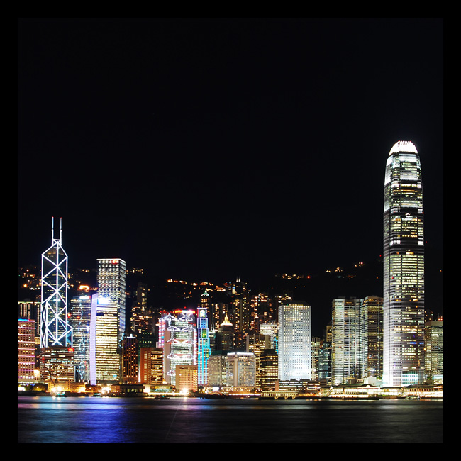 Hong Kong by night