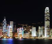 Hong Kong by night