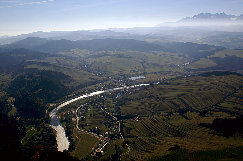 widok z Trzech Koron