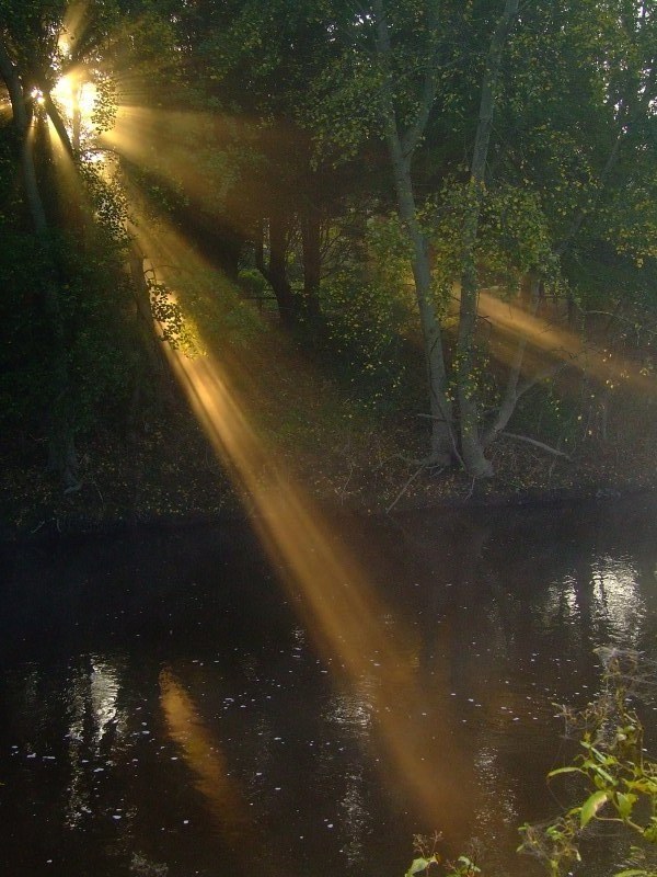 Wschod Slonca nad rzeka Severyn