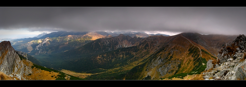 Panorama z Giewontu...