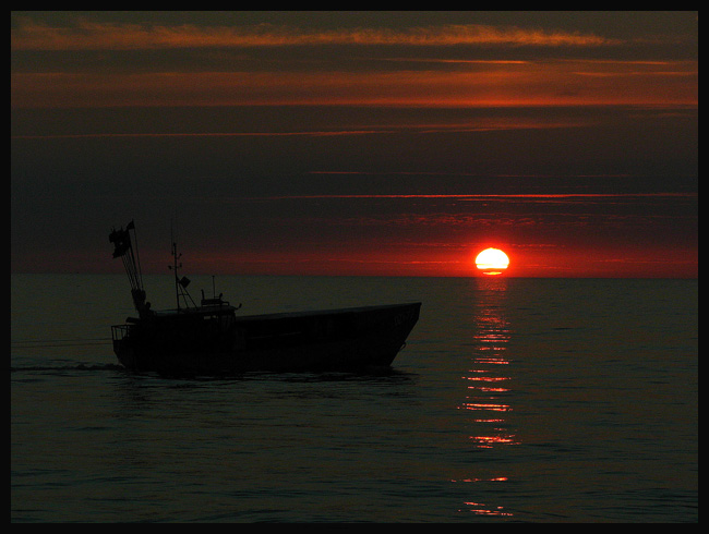 Sunset Boat