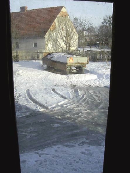 Przyczepa zimy na upał