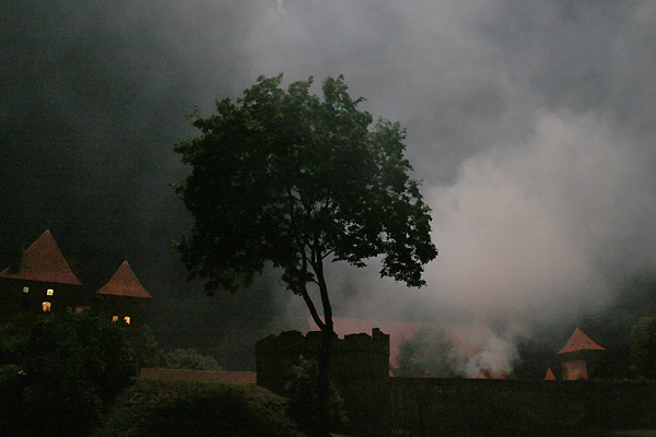 Malbork by night