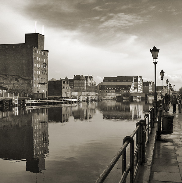 Gdańsk - widok na wyspę.