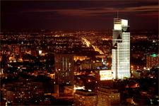 Warszawa nocą