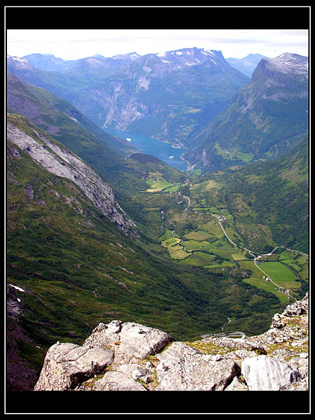 Widok z Dalsnibby 1500m n.p.m.