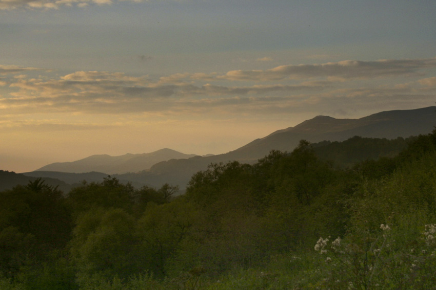 Połonina Wetlińska i Caryńska - Bieszczady, wrzesień 2005