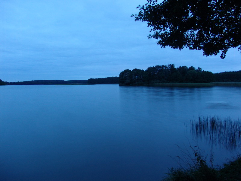 Wieczór nad Jeziorem Białym