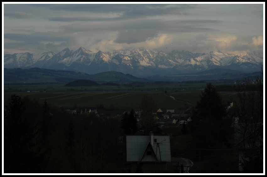 Tatry o zachodzie