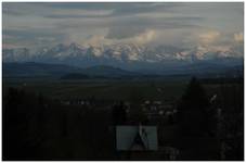 Tatry o zachodzie