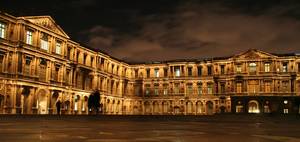 Louvre by night